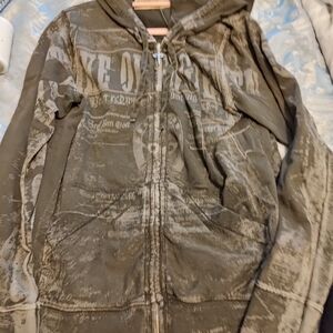 Kids Black Graphic Hoodie